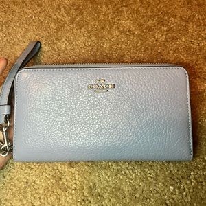 Coach Wallet! Blue!